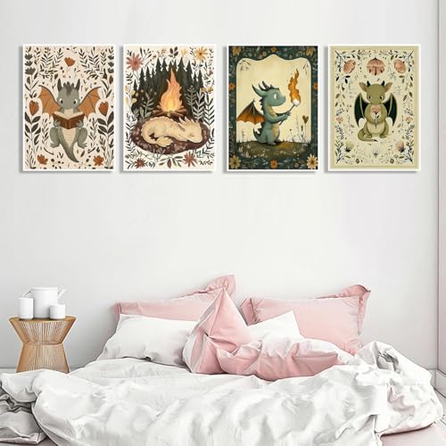 4 Pack Diamond Art Kits for Adults Funny Diamond Painting Kit for Beginner - color: DP03295