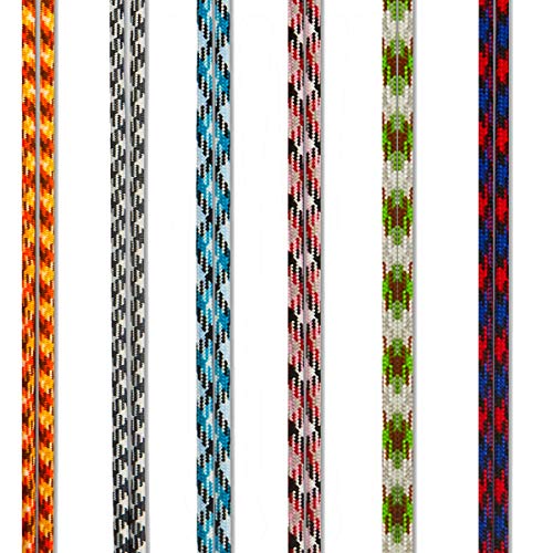 Foshine Lanyards,Adjustable Lanyard 6pcs Colors long Neck Lanyards Straps - color: 6 Colors