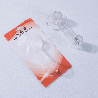 Special Circle Cutter for Badge Making with Blade Safety Storage Column，Circle Cutter,Circle Paper Cutter，Button Maker Round Circular Cutter 2.8" to 5.5"Cut Length