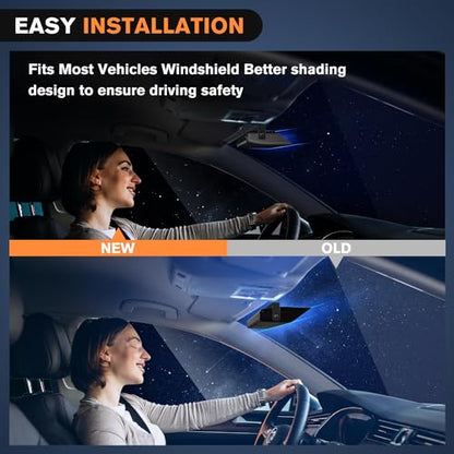 Nilight 32LED Amber Blue Emergency Dash Strobe Lights with Controller - color: Amber and Blue