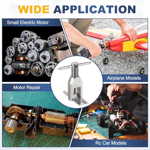 MECCANIXITY Motor Pinion Remove Gear Puller Tool Set, RC Model Metal Motor Gear Puller for RC Drones Helicopters Small Hobby Motor Pinion Parts