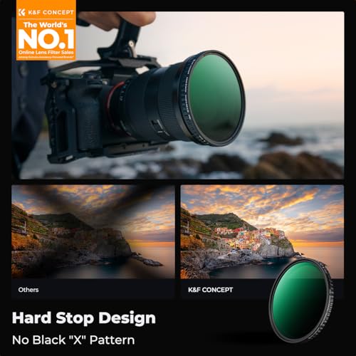 K&F CONCEPT 43mm Variable ND Filter ND2-ND32 (1-5 Stops) No X Cross - size: 43mm