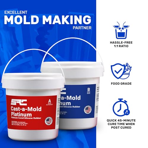 Cast-a-Mold Platinum 1 Gallon, Food Grade Silicone Rubber - size: 1 Gal