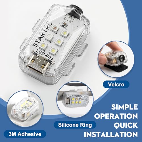 (2pcs) Drone Strobe Light, Anti-Collision LED Signal Light for Drones, Night Flying Visibility Drone LED Light - size: 2pcs