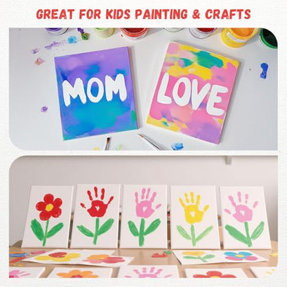 Simetufy 36 Pack 8x10 Inch Canvas Boards for Painting, Blank Canvas Panels - size: 8"x10" - 36 pack