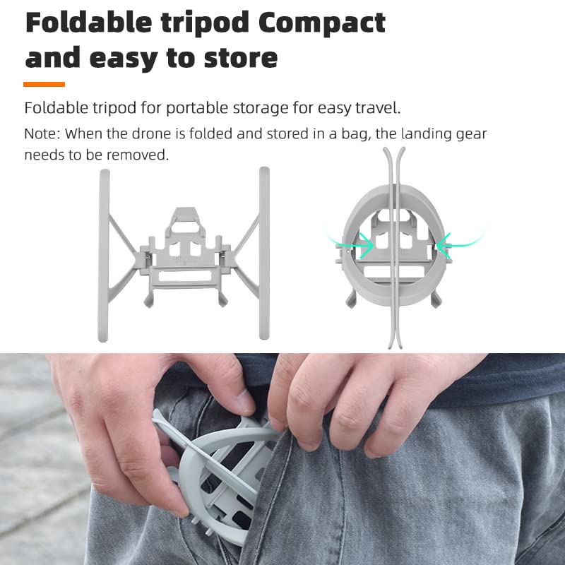 BTG Foldable Landing Gear for DJI Mini 3/Mini 3 Pro Accessories Parts Landing Legs Extension