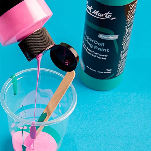 Mont Marte SuperCell Pouring Paint 240ml - Hot Pink - color: Hot Pink