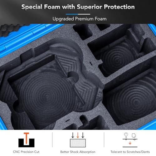 Lykus Titan AT200 Hard Case for DJI Avata 2,Goggles 3(NOT N3),FPV/Motion RC - color: Blue
