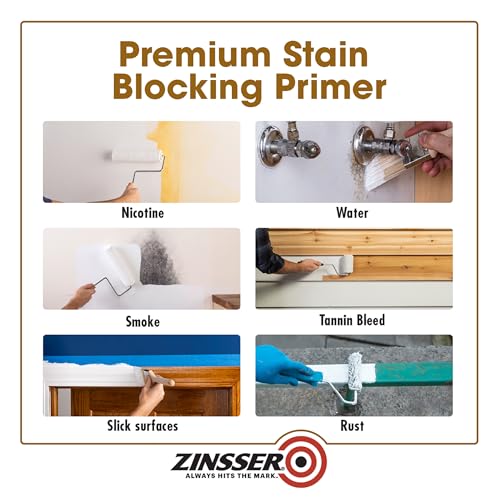 Zinsser Cover-Stain Stain-Blocking Primer, Quart - size: 32 Fl Oz (Pack of 1)