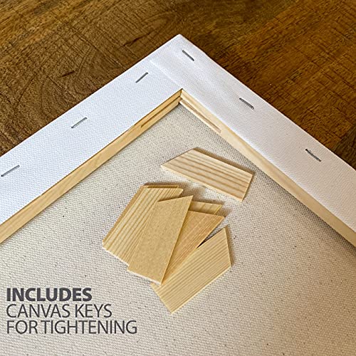 milo Stretched Artist Canvas, 48x60 inch, 2 Pack, 1.5” inch Profile - size: 48" x 60" Pack of 2