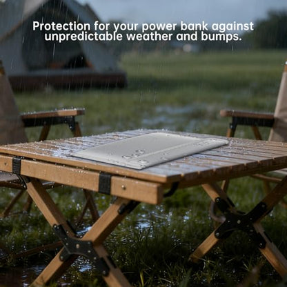 Fireproof Lipo Battery Bag,10.7"×6.3", Silver