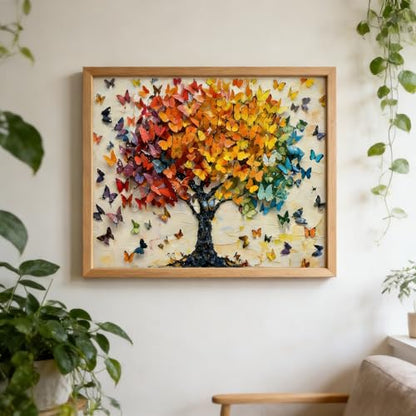ARPADAMO Butterfly Tree Diamond Art Kits for Adults Diamond Painting12x16in - color: DP02480