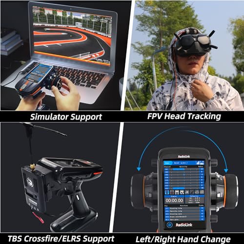 Radiolink RC8X 8 Channels RC Transmitter with R8FG&R4FGM Gyro Receivers