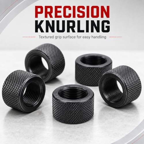 6-Pack 5/8x24 Thread Protector Steel for 308 LR308, 078-000-569 - color: Black Thread Protector (5/8x24)
