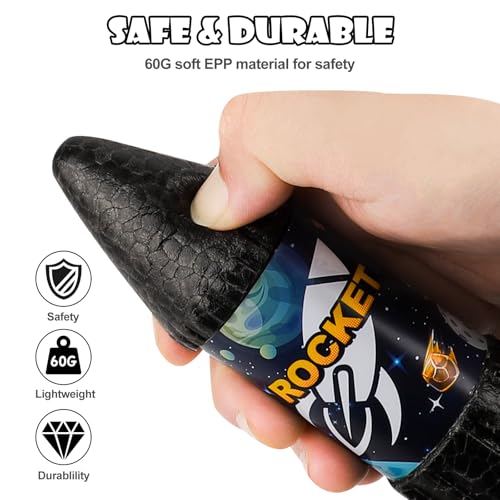 Rocket Launcher for Kids, 200 ft Self Launching Motorized Rocket Toy - color: Blue