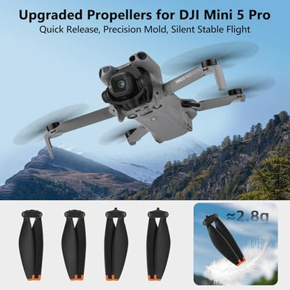 8-Pack Propellers for DJI Mini 5 Pro, Low-Noise Precision-Balanced Blades - color: 8 Pcs