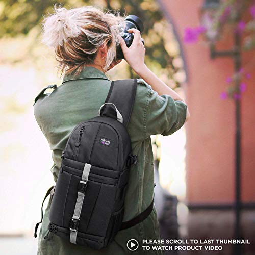 Altura Photo Camera Sling Bag Backpack, Crossbody for Canon, Nikon, Sony