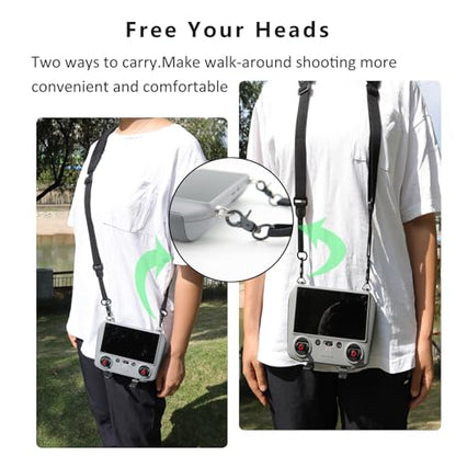 CQT Adjustable Lanyard Strap+2 Controller Sticks for DJI Avata 360 Mini 5 4 3 Pro/Air 3 s/Mavic 4 Pro RC RC2 Accessories
