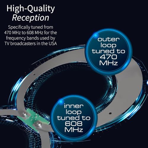 Antennas Direct ClearStream Eclipse Amplified Indoor TV Antenna - style: 50 Miles