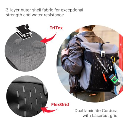 Manfrotto Uncover Camera Backpack 24L, Expandable Roll-Top - size: Medium BP 24L