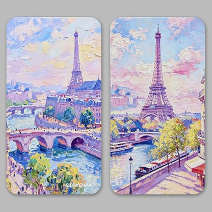 qianshan 40Pcs Empty Half Pans Watercolor Tin Palette with Magnetic Stripe - color: Paris Impression