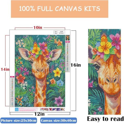 WUSARPLY Giraffe Diamond Painting Kits for Beginner Adults - color: YA008