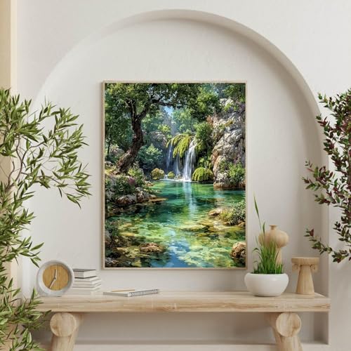 WUDWL Landscape Paint by Numbers Kit for Adults,Color By Numbers for Adults - color: YH03433