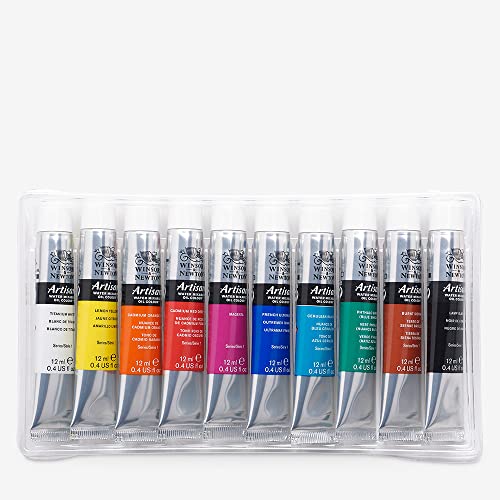 Winsor & Newton Artisan Water Mixable Oil Paint Set, 10 x 12ml Tubes - style: Tube Set 10 x 0.4-oz