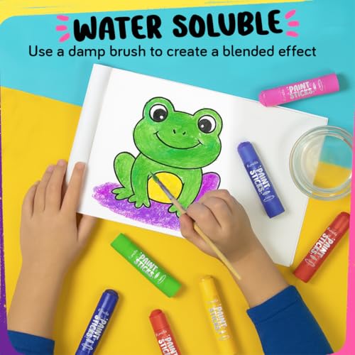 36 Washable Markers, Tempera Paint Sticks for Kids - Toddler Crayons 1-3 - color: 36 Thick