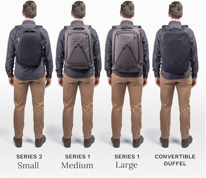 Knack Series 1 Medium Travel Backpack, 15.6-Inch Laptop, Expandable 27-39L - color: Black, size: Medium