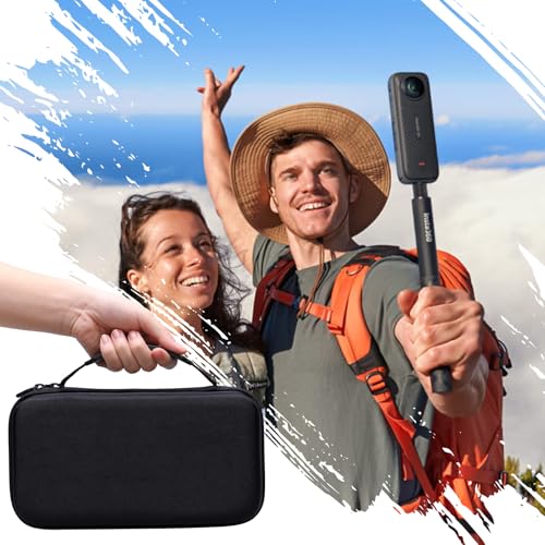 XANAD Hard Case for Insta360 X5 / X4 / X4 Air /X3 / X2 Action Camera,Grey - color: Grey