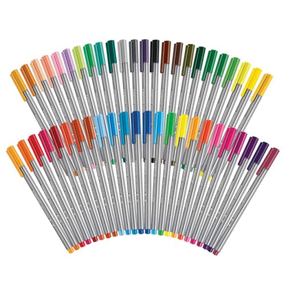 STAEDTLER Fineliner triplus Writing Pens - 48 Count Fiber Tip Pens - style: 48 Colors
