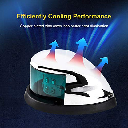 LED Boat Navigations Light Marine Red and Green Bow Light (Silver) - color: Silver