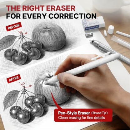 WUO 0.7mm Mechanical Pencil Set, 3 Pack Sliver Metal Drafting Pencils - color: Silver, size: 0.7
