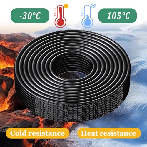 12 Gauge Wire 3 Conductor,12 AWG Electrical Wire Stranded PVC Cord Oxygen-Free Copper Cable,26FT 3 Core Pure Copper Flexible Cable Wire for LED Lamp Lighting Strips Automotive (12AWG-3C, 26FT)… - size: 26FT, style: 12AWG-3C