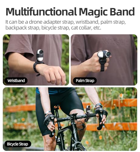 BTG 2 in 2 Flexible Silicone Strap & Magnetic Mount for Insta360 Go 3/ Go 3S Accessories