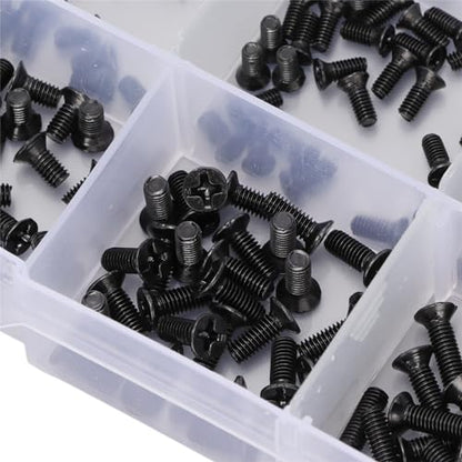 450 Pcs Laptop Screws Kit, 15 Sizes M2 M2.5 M3 with Storage Box