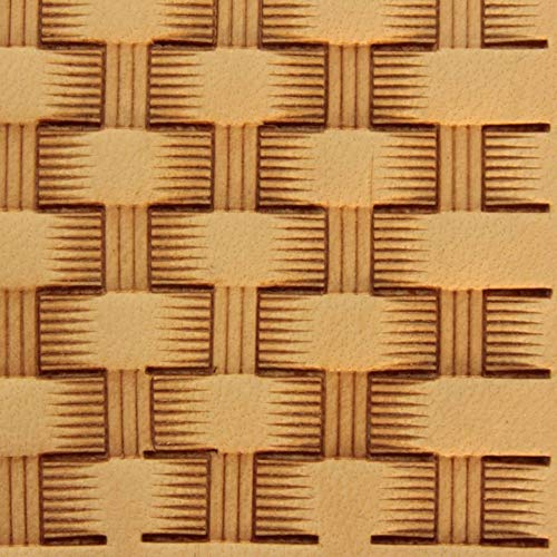 DandS ltd Leather Stamp Tool, Basket Weave, Professional Steel Craft Tool for Leatherworking, Embossing, Carving & Stamping Leather Projects, Belts Wallets & DIY Projects Compatible with Mallet #205 - color: Basket Weave 0.43 x 0.20"