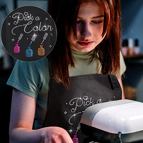 SATINIOR 2 Pcs Nail Tech Apron with Pocket Salon Gift - color: Vivid Pattern