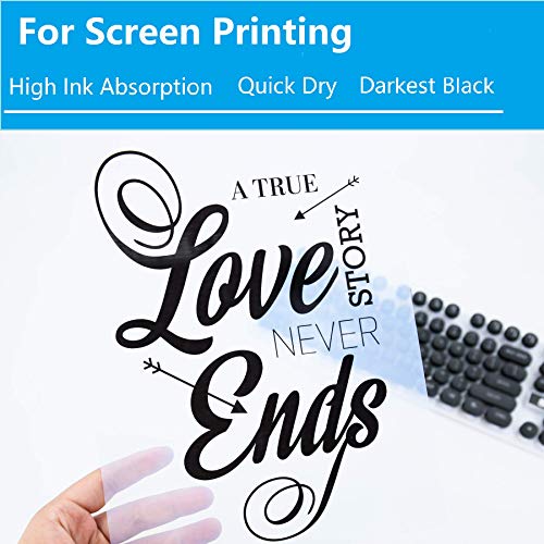 A-SUB Waterproof Inkjet Transparency Film, 8.5x11 Inch 100 Sheets
