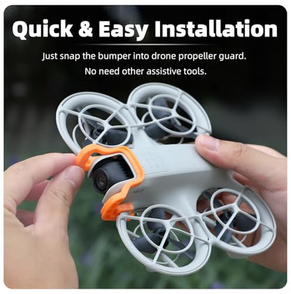 Gimbal Bumper Guard for DJI Neo Accessories, Anti-Collision Lens Protection Guard Bar for DJI Neo Drone Camera - color: Red