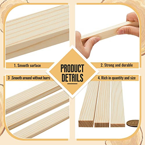 7 Pcs Pottery Teaching Rolling Mud Stick Guide and Wood Rolling Pin Set Include 6 Pcs 15. 8 x 0. 8 Inches Mudboard Guide and Clay Roller Tools for Manual Self Made Clay Gift Decoration