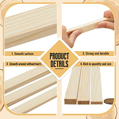 7 Pcs Pottery Teaching Rolling Mud Stick Guide and Wood Rolling Pin Set Include 6 Pcs 15. 8 x 0. 8 Inches Mudboard Guide and Clay Roller Tools for Manual Self Made Clay Gift Decoration