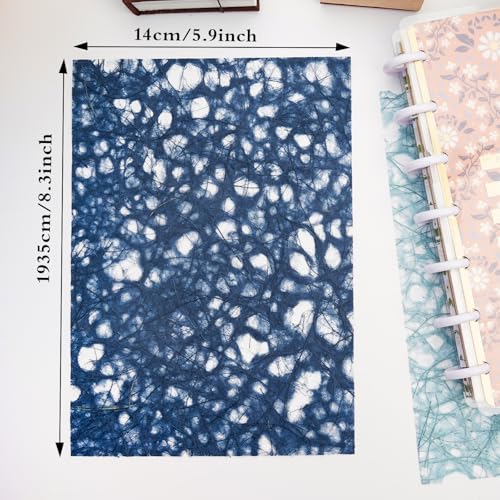 Colorful Textured Fabric Paper(cutouts paper, Close to A5 size) - color: cutouts paper