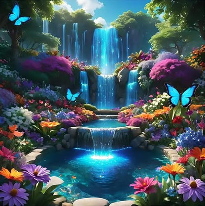 5D Landscape Scenery Diamond Art kits for Adults Beginners 13.7x13.7inch - color: JK542-A