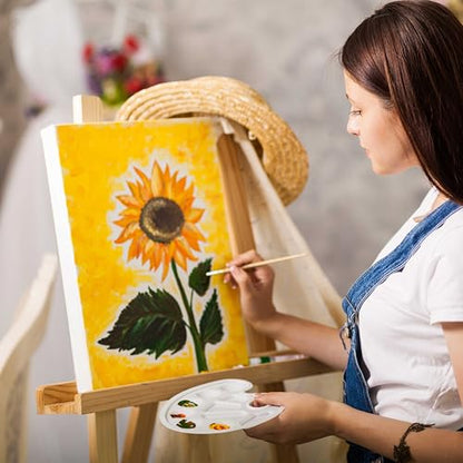 U.S. Art Supply 8"x24" Stretched Canvas for Painting, Gallery Depth 3-Pack - size: 8" x 24"