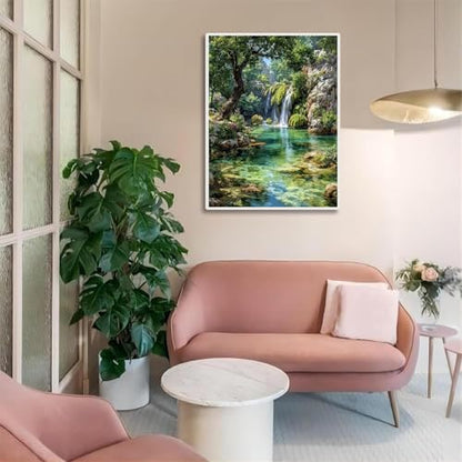 WUDWL Landscape Paint by Numbers Kit for Adults,Color By Numbers for Adults - color: YH03433