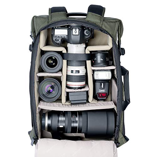 VANGUARD VEO SELECT49 GR Backpack/Shoulder Bag for DSLR, Mirrorless/CSC Camera or Drone, Green - style: Veoselect49gr Backpack, Green
