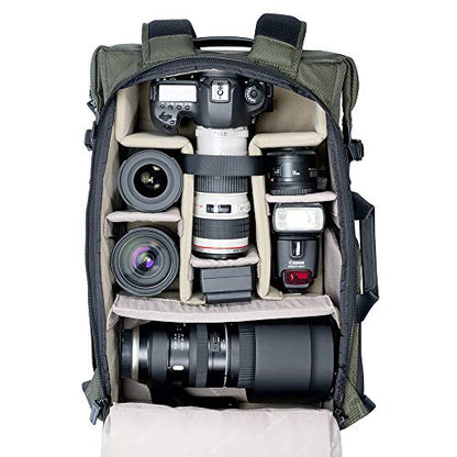 VANGUARD VEO SELECT49 GR Backpack/Shoulder Bag for DSLR, Mirrorless/CSC Camera or Drone, Green - style: Veoselect49gr Backpack, Green