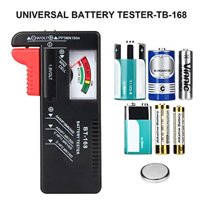 Battery Storage Organiser, Battery Storage Box Hard Case Holds 148